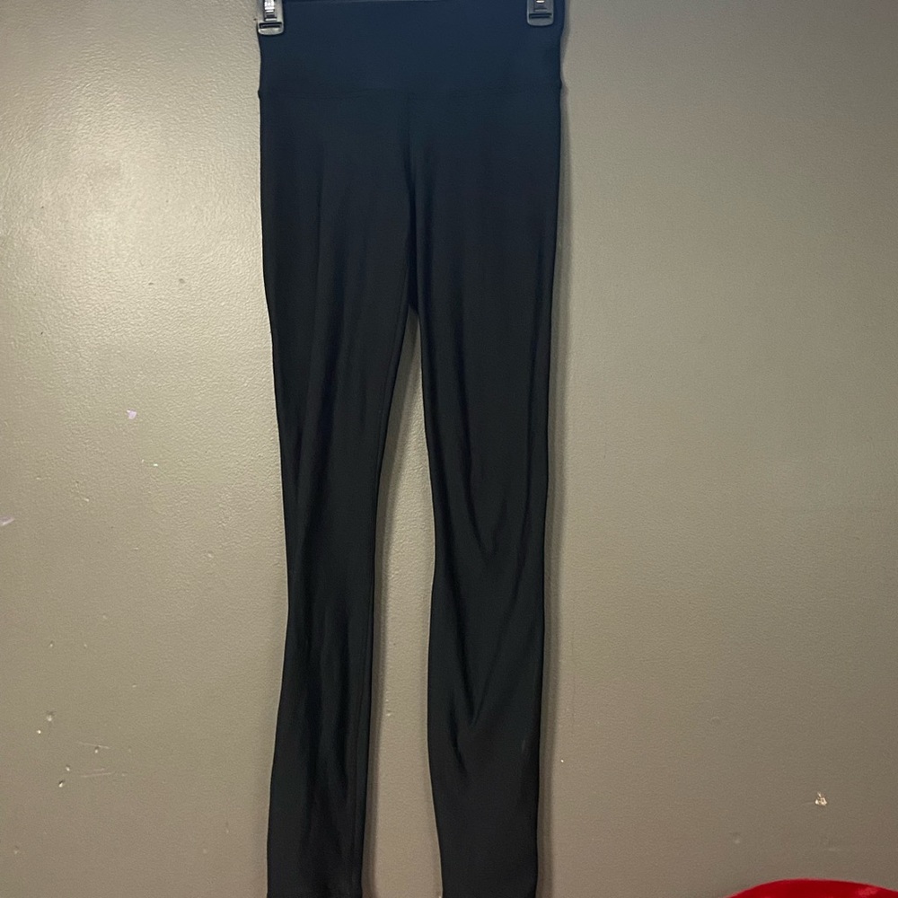 Black cold-weather Fabletics leggings